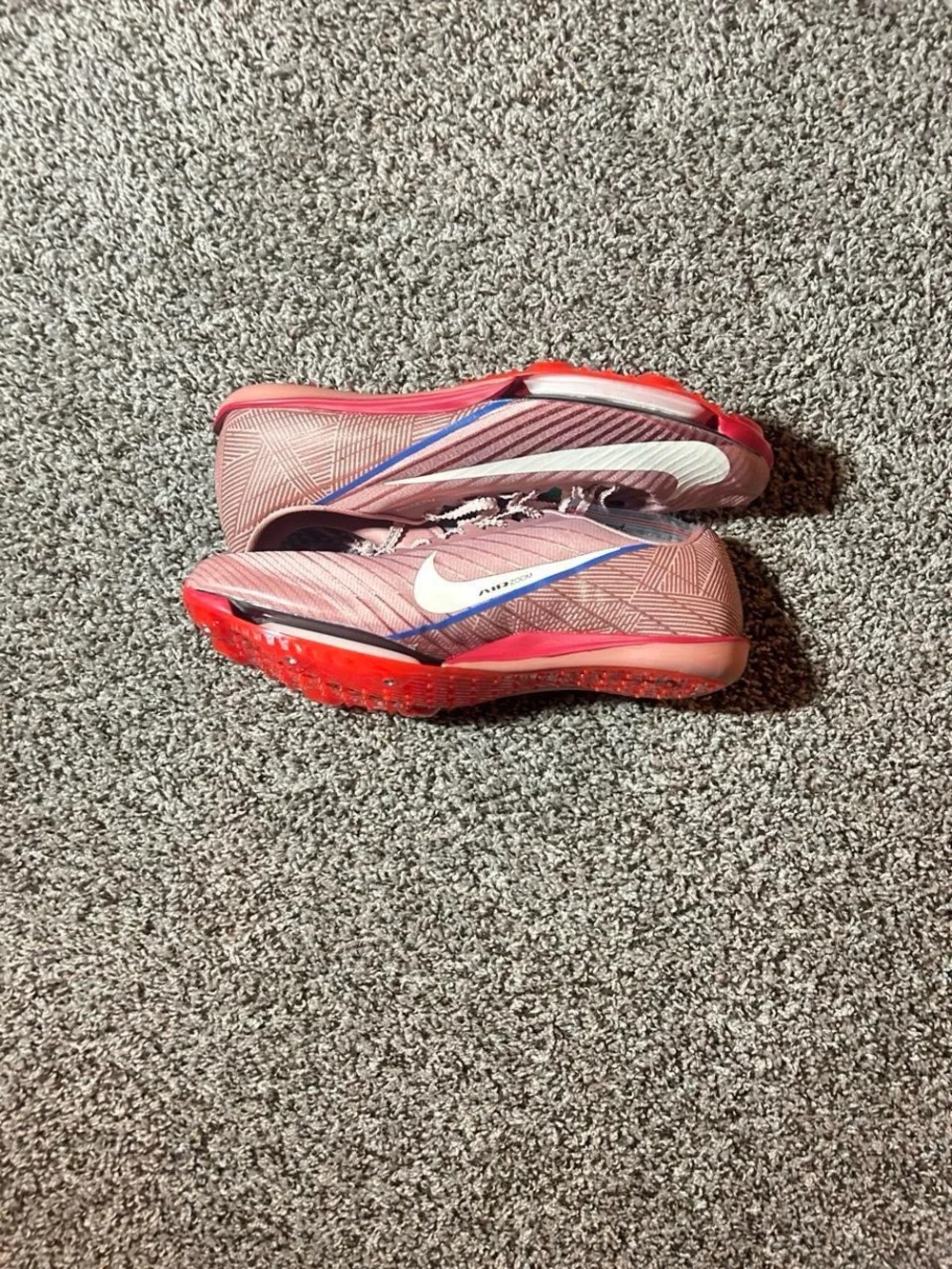 New Nike Air Zoom Maxfly 2 Pink Flyweave Track Spikes HQ2058-600 Men’s Size 10.5